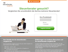 Tablet Screenshot of ihr-steuerberater-vergleich.de